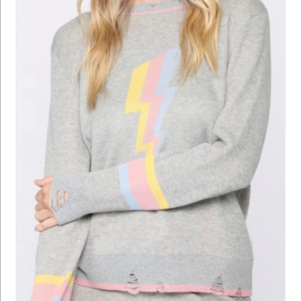 Lightning bolt sweater